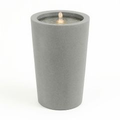 Đài phun composite - thác nước phong thủy luân DUIVEN (Màu đá Naturelite)