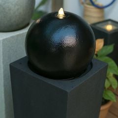 Đài phun composite - thác nước phong thủy luân PRETO (Màu đá Nature Lite)