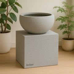 Bộ chậu composite trồng sen trồng cây bonsai Anber PHANES (Smartline)