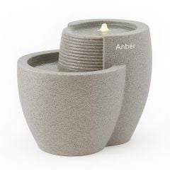 Đài phun composite - thác nước phong thủy luân COMALLO (Màu đá Naturelite)
