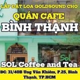 Loa Goldsound cho SOL Coffee and Tea, amply không dây A57, loa không dây V57 - 57w, loa được thiết kế riêng cho quán, bật lớn không tạp âm, miễn phí công lắp đặt, bảo hành dài hạn 5 năm