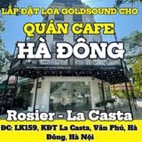 Loa Goldsound cho Rosier Fresh Tea & Coffee - La Casta, Hà Đông, amply 2 kênh 380w, bluetooth 5.0, loa treo tường 13w, loa được thiết kế riêng cho quán, bật lớn không tạp âm, miễn phí công lắp đặt, bảo hành dài hạn 5 năm