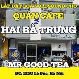 Loa Goldsound cho quán MR GOOD TEA, Hà Nội, amply 2 kênh 380w, bluetooth 5.0, loa âm trần VAT28 - 28W, loa được thiết kế riêng cho quán, bật lớn không tạp âm, miễn phí công lắp đặt, bảo hành dài hạn 5 năm