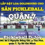Loa Goldsound cho sân Pickleball D-Joy Nam SG, TP.HCM, amply 4 kênh 1500w, bluetooth 5.0, 4 loa V230 - 230w, bật lớn không tạp âm, miễn phí công lắp đặt, bảo hành dài hạn 5 năm