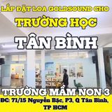 Loa Goldsound cho Trường Mầm non 3, Tân Bình, amply 1200w, loa trường học v258PU - 258W, loa V230 - 230w, loa được thiết kế riêng cho trường học, bật lớn không tạp âm, miễn phí công lắp đặt, bảo hành dài hạn 5 năm