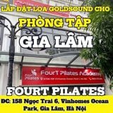 Loa Goldsound cho Pilates Ocean Club, Hà Nội, loa được thiết kế riêng cho quán, bật lớn không tạp âm, miễn phí công lắp đặt, bảo hành dài hạn 5 năm