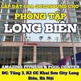 Loa Goldsound cho Amazing Fitness & Pool Center, Hà Nội, loa được thiết kế riêng cho quán, bật lớn không tạp âm, miễn phí công lắp đặt, bảo hành dài hạn 5 năm