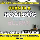 Loa Goldsound cho Victory Billiards, loa được thiết kế riêng cho quán, bật lớn không tạp âm, miễn phí công lắp đặt, bảo hành dài hạn 5 năm