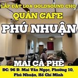 Loa Goldsound cho Mai Cà Phê - Mai Ngọc, TP.HCM, loa được thiết kế riêng cho quán, bật lớn không tạp âm, miễn phí công lắp đặt, bảo hành dài hạn 5 năm