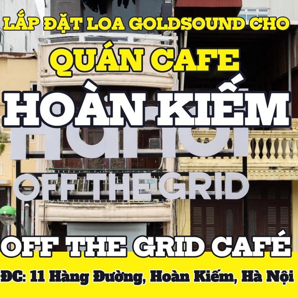 Loa Goldsound cho Off The Grid, Hà Nội, amply 2 kênh Goldsound, bluetooth 5.0, loa 13w, loa được thiết kế riêng cho quán, bật lớn không tạp âm, miễn phí công lắp đặt, bảo hành dài hạn 5 năm