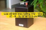 Loa vệ tinh treo tường Goldsound V12 Gold4cafe (1 loa) - công suất 12w, củ loa toàn dải cả âm Bass &Tress 3 inch, loa được thiết kế đập chậm để phù hợp với style quán dịch vụ, kích thước (Rộng*Cao*Sâu): 13*18*12.5 cm; chất liệu thùng gỗ 100%
