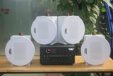 [Diện tích 80m2 + 2 Kênh] A384PU-2K Goldsound 2 vùng âm lượng 380w + 4 loa âm trần Goldsound VAT38 - 38w, loa được thiết kế riêng cho quán, bật lớn không tạp âm, miễn phí công lắp đặt, bảo hành dài hạn 5 năm.
