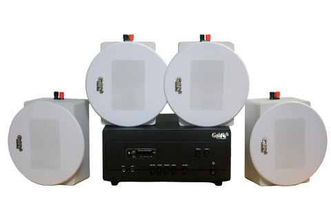 [Diện tích 80m2 + 02 Kênh] A907PU-2K Goldsound 2 vùng âm lượng 900w + 4 loa Goldsound VAT38, loa được thiết kế riêng cho quán, bật lớn không tạp âm, miễn phí công lắp đặt, bảo hành dài hạn 5 năm.