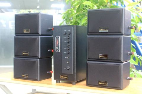 [Diện tích 120m2 + 2 Kênh] Amply A384 + 6 V32