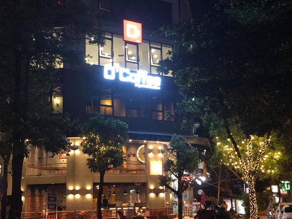 Loa cafe Loa Goldsound lắp đặt âm thanh cho O' Coffee, số 8 Duy Tân, Cầu Giấy, Hà Nội