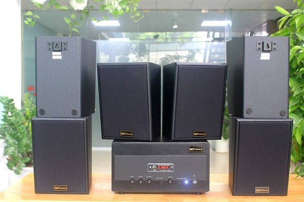 Loa Goldsound lắp đặt tại quán Vice, CMT8, HCM, Amply 4 - 6 vùng âm lượng, loa vệ tinh thùng gỗ, miễn phí vận chuyển lắp đặt, bảo hành dài hạn 5 năm.