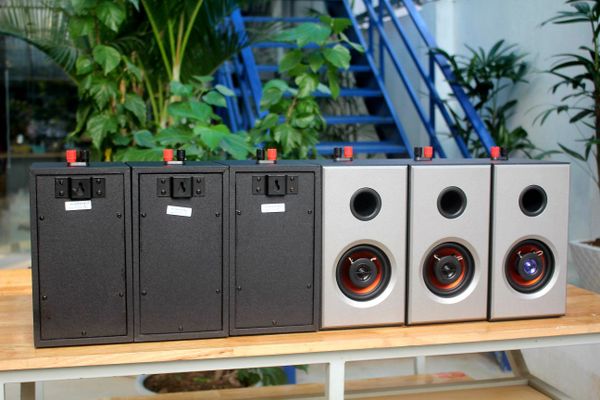 [100 - 160 M2] Dàn loa treo tường Gold4cafe: 01 âm ly A400 + 06 loa treo tường V26