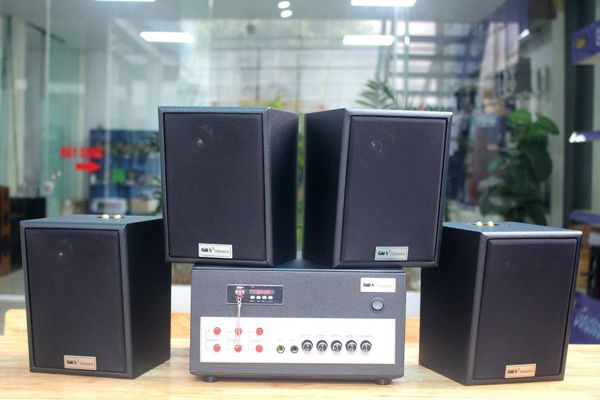 Loa treo tường, phát nhạc nền thông báo: Dàn loa V25 (Amply A380+ 4c 25)