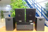 Loa treo tường, phát nhạc nền thông báo: Amply A901 + 04 loa vt V40C