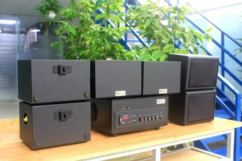 Dàn loa sân vườn: Amply A382 + 6 V25NT