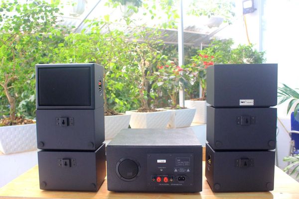 Dàn loa sân vườn: Amply A901 + 6 V25NT