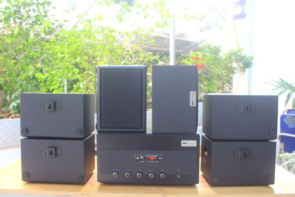 Dàn loa sân vườn: Amply A901 + 6 V25NT