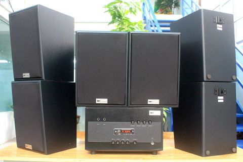 Dàn loa treo tường thông báo phát nhạc nền tự động: Amply A1800 + 6 V70C (V70)