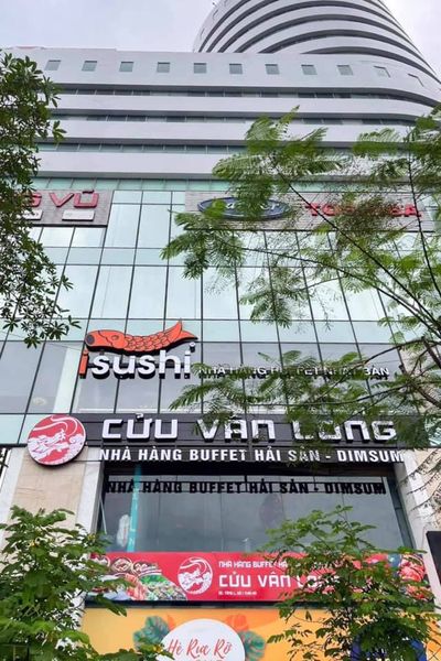 Loa nhà hàng lắp đặt tại Buffet Hải Sản Cửu Vân Long, Số 1 Thái Hà