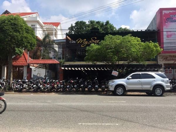 Loa Goldsound cho quán cafe My Sao - Biên Hoà, Đồng Nai, amply 2 kênh 900w, bluetooth 5.0, loa ngoài trời V130NT-130w, loa được thiết kế riêng cho quán, bật lớn không tạp âm, miễn phí công lắp đặt, bảo hành dài hạn 5 năm