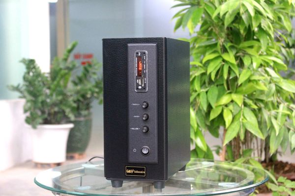 Amply A155 Bluetooth Goldsound (150w, đủ kết nối Bluetooth, RCA, AV, USB)