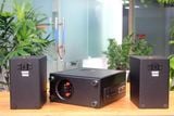 [Diện tích 40m2 + 2 Kênh] A155_SG Goldsound 2 vùng âm lượng 150w + 2 loa Goldsound V25C_SG 25W, loa được thiết kế riêng cho quán, bật lớn không tạp âm, miễn phí công lắp đặt, bảo hành dài hạn 5 năm.
