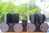 Combo 10 Loa âm trần thùng gỗ VAT16 + âm ly A384