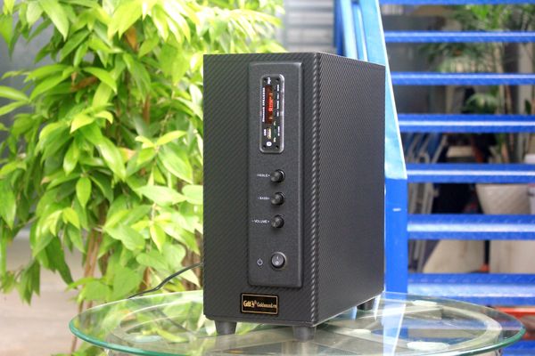 Amply A155 Bluetooth Goldsound (150w, đủ kết nối Bluetooth, RCA, AV, USB)