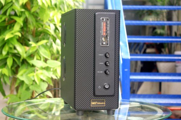 Amply A155 Bluetooth Goldsound (150w, đủ kết nối Bluetooth, RCA, AV, USB)