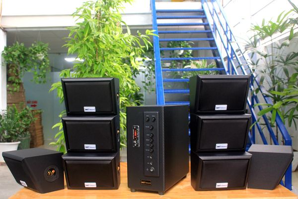 [Diện tích 160m2 + 02 Kênh] A906 Goldsound 2 vùng âm lượng 900w + 8 loa Goldsound ngoài trời V40NT 40w, loa được thiết kế riêng cho quán, bật lớn không tạp âm, miễn phí công lắp đặt, bảo hành 12 tháng