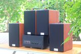Loa cafe, Loa nhà hàng: Combo dàn âm thanh quán cafe  amply A501 +4 V31 + 01 trầm