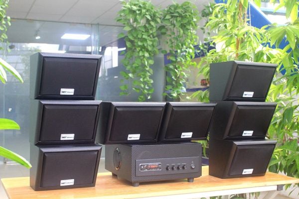 [Diện tích 160m2 + 2 Kênh] A501 Goldsound 500w + 8 loa Goldsound ngoài trời V40NT 40w + 01 trầm, loa được thiết kế riêng cho quán, bật lớn không tạp âm, miễn phí công lắp đặt, bảo hành 12 tháng