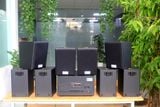 [Diện tích 160m2 + 2 Kênh] A907 Goldsound 2 vùng âm lượng 900w + 8 loa Goldsound V25C - 25W, loa được thiết kế riêng cho quán, bật lớn không tạp âm, miễn phí công lắp đặt, bảo hành dài hạn 5 năm.