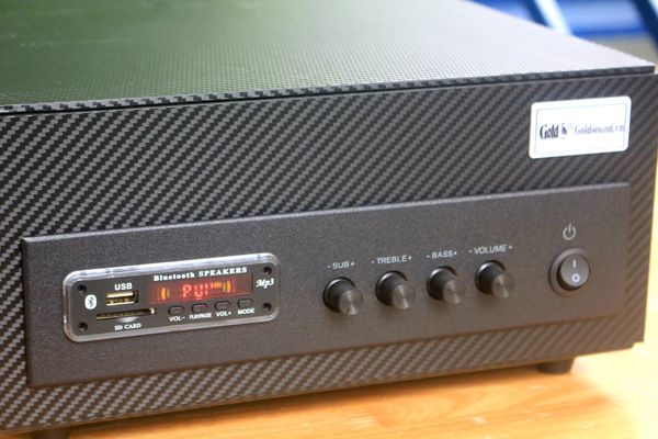 Loa treo tường, phát nhạc nền thông báo: Amply A501 Goldsound 500w +6 loa Goldsound V58C 58w + 01 trầm, loa được thiết kế riêng cho quán, bật lớn không tạp âm, miễn phí công lắp đặt, bảo hành dài hạn 5 năm.