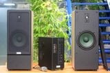 Dàn karaoke gia đình M384DA (Amply 380w+ 2 loa V385 + Mic có dây)