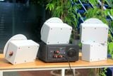[Diện tích 8m2 + 2 Kênh] A501_TH Goldsound 500w + 4 loa âm trần Goldsound VAT38_TH 38w, loa được thiết kế riêng cho quán, bật lớn không tạp âm, miễn phí công lắp đặt, bảo hành dài hạn 5 năm