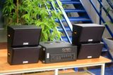 [Diện tích 80m2 + 2 Kênh] A384 Goldsound 2 vùng âm lượng 380w + 4 loa Goldsound ngoài trời V50NT 50w, loa được thiết kế riêng cho quán, bật lớn không tạp âm, miễn phí công lắp đặt, bảo hành 12 tháng