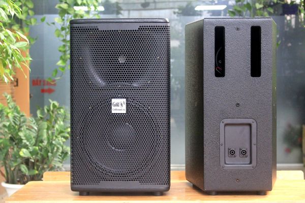 Loa Goldsound cho hội trường Nhà Sinh Hoạt Cộng Đồng, amply 2 kênh 1200w, bluetooth 5.0, loa V258 - 258w, loa được thiết kế riêng cho quán, bật lớn không tạp âm, miễn phí công lắp đặt, bảo hành dài hạn 5 năm