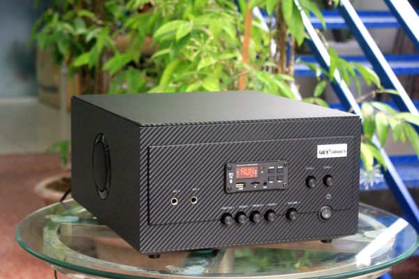 Loa treo tường, phát nhạc nền thông báo: Amply A907W Goldsound 900w + 8 loa Goldsound V58C 58w, loa được thiết kế riêng cho quán, bật lớn không tạp âm, miễn phí công lắp đặt, bảo hành dài hạn 5 năm.