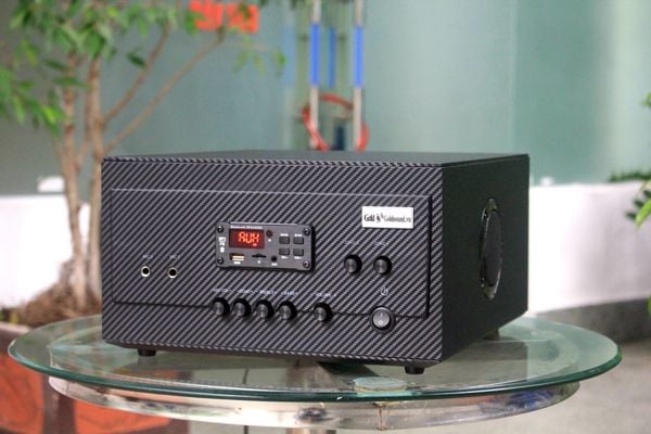 Dàn loa treo tường thông báo phát nhạc nền tự động: A917 Goldsound 2 vùng âm lượng 1200w + 8 loa Goldsound ngoài trời V50NT 50w, loa được thiết kế riêng cho quán, bật lớn không tạp âm, miễn phí công lắp đặt, bảo hành 12 tháng