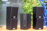 Dàn loa treo tường: Amply A155 Goldsound 150w + 4 loa Goldsound V25C 25w, loa được thiết kế riêng cho quán, bật lớn không tạp âm, miễn phí công lắp đặt, bảo hành dài hạn 5 năm.