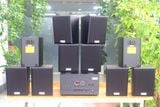 [Diện tích 200m2 + 2 Kênh] Amply A907w Goldsound 2 vùng âm lượng 900w + 10 loa Goldsound V25C 25w, loa được thiết kế riêng cho quán, bật lớn không tạp âm, miễn phí công lắp đặt, bảo hành dài hạn 5 năm.