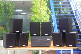 [Diện tích 160m2 + 2 Kênh] A907 Goldsound 2 vùng âm lượng 900w + 8 loa Goldsound V25C - 25W, loa được thiết kế riêng cho quán, bật lớn không tạp âm, miễn phí công lắp đặt, bảo hành dài hạn 5 năm.