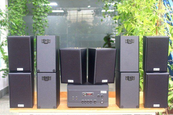 [Diện tích 200m2 + 02 Kênh] A907_DA Goldsound 2 vùng âm lượng 900w + 10 loa Goldsound V40C_DA 40w, loa được thiết kế riêng cho quán, bật lớn không tạp âm, miễn phí công lắp đặt, bảo hành dài hạn 5 năm.