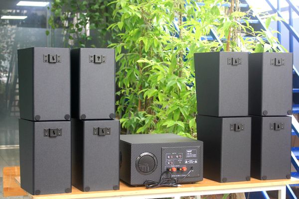 [Diện tích 160m2 + 02 Kênh] A907_TH Goldsound 2 vùng âm lượng 900w + 8 loa Goldsound V40C_TH 40w, loa được thiết kế riêng cho quán, bật lớn không tạp âm, miễn phí công lắp đặt, bảo hành dài hạn 5 năm.